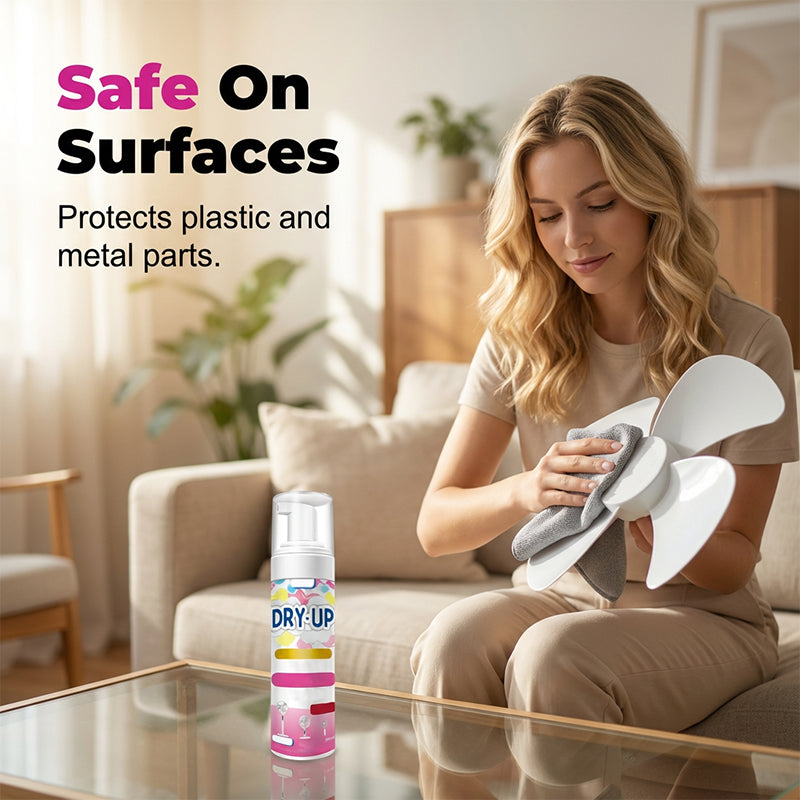 No-Rinse Fan Cleaner Spray.