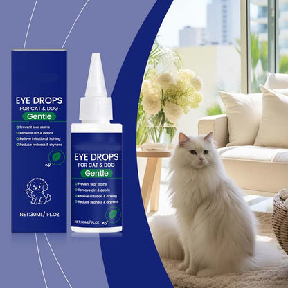 🥳2026 HOT SALE🥳💞50K+ SOLD!🧴💧 50% OFF! Gentle Pet Eye Drops – Portable & easy to use. Prevents tear stains, washes away debris. For dogs & cats.🛡️🌿