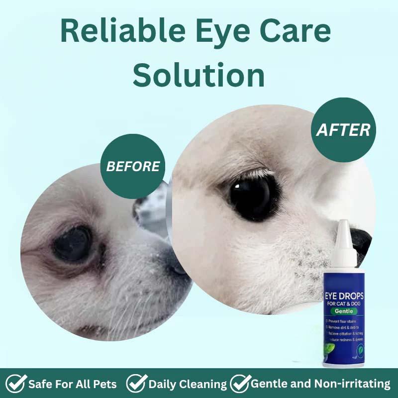 🥳2026 HOT SALE🥳💞50K+ SOLD!🧴💧 50% OFF! Gentle Pet Eye Drops – Portable & easy to use. Prevents tear stains, washes away debris. For dogs & cats.🛡️🌿