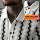 📢📢56% OFF !! ⏰Men's Short Sleeve Retro Geometric Knit Shirt