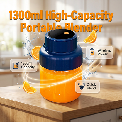 🔥 Sale 48% OFF!✨1300ml High-Capacity Portable Blender