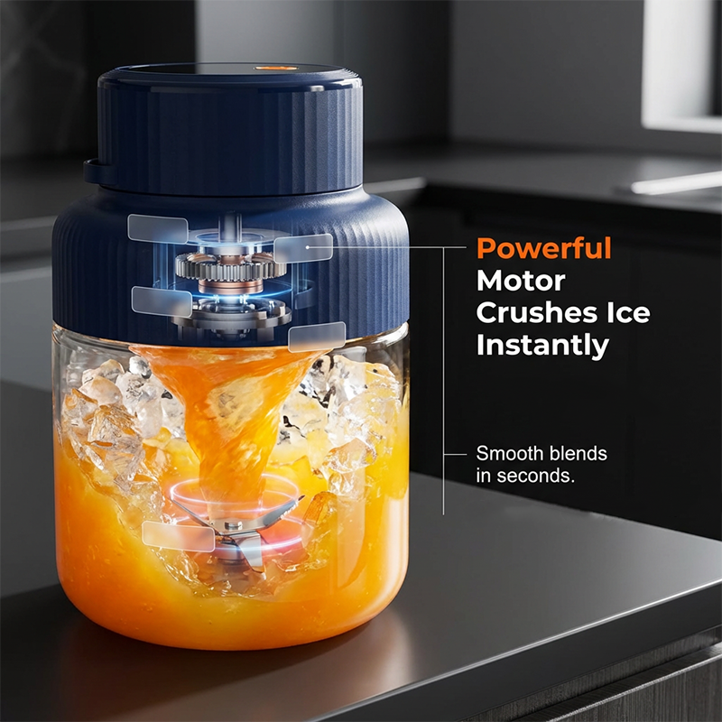 🔥 Sale 48% OFF!✨1300ml High-Capacity Portable Blender
