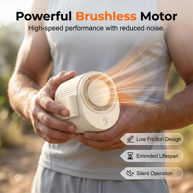 Portable High-Speed Waist-Clip Cooling Fan