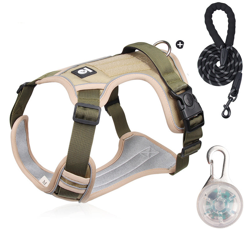 🐶No Pull Dog Harness – Reflective Adjustable Pet Vest Harness for Medium Large Dogs Walking Training