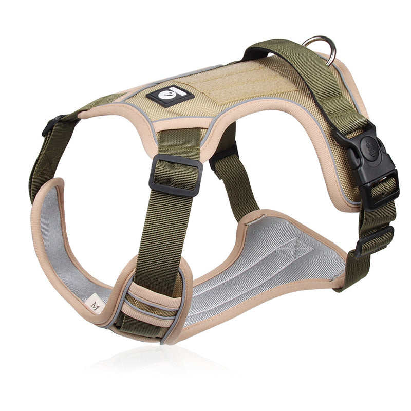 🐶No Pull Dog Harness – Reflective Adjustable Pet Vest Harness for Medium Large Dogs Walking Training