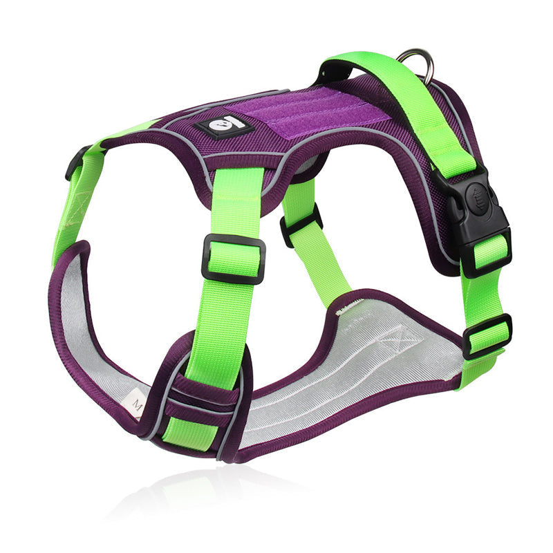 🐶No Pull Dog Harness – Reflective Adjustable Pet Vest Harness for Medium Large Dogs Walking Training