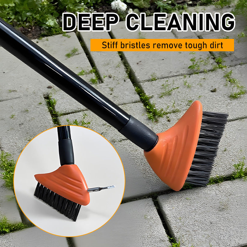 🌿 47% OFF NOW!🧹3-in-1 Weed Wire Brush Set – Durable Steel Brushes, Ergonomic Handle & Ideal for Patios, Driveways & Garden Paths 🏡
