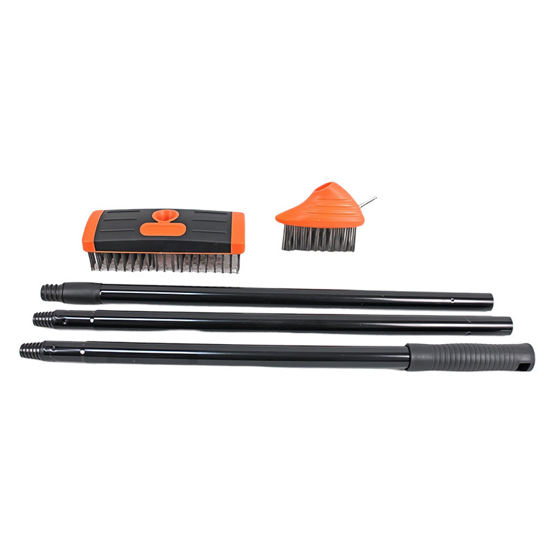 🌿 47% OFF NOW!🧹3-in-1 Weed Wire Brush Set – Durable Steel Brushes, Ergonomic Handle & Ideal for Patios, Driveways & Garden Paths 🏡