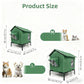 ⏳ Time-Limited Special ⏰ All-Weather Elevated Outdoor Cat House 🐱– Waterproof, Thermal Lining & Foldable🌧️