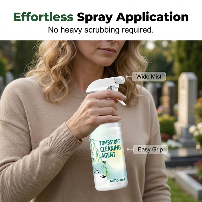 Tombstone & Monument Cleaning Spray| D/2 Biological Solutio🍀Stone Cleaning&Dirt and rust removal|Granite and Marble Cleaner