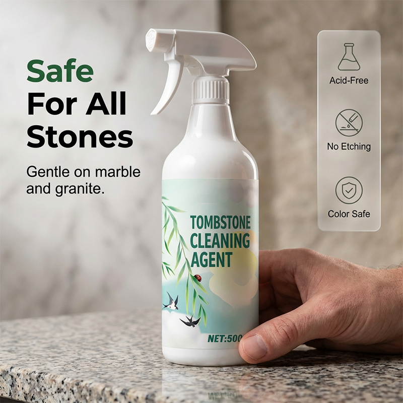 Tombstone & Monument Cleaning Spray| D/2 Biological Solutio🍀Stone Cleaning&Dirt and rust removal|Granite and Marble Cleaner