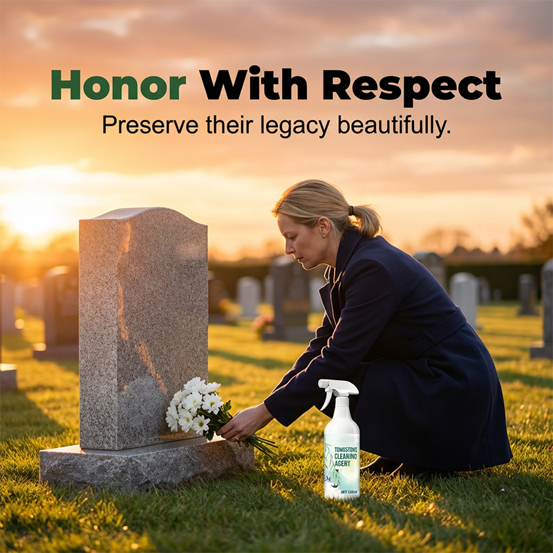 Tombstone & Monument Cleaning Spray| D/2 Biological Solutio🍀Stone Cleaning&Dirt and rust removal|Granite and Marble Cleaner