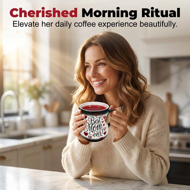 ☕️ Heat-Activated "Best Mom Ever" Color-Changing Mug 💖 The Magic Mug