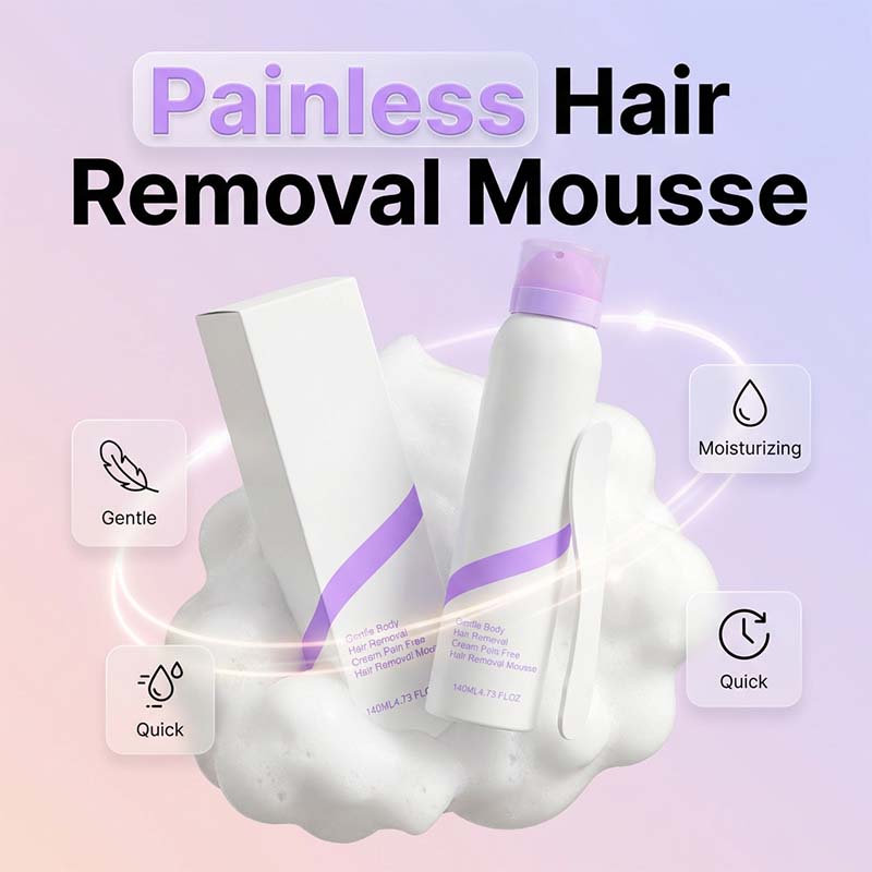 🧴LAST DAY SALE ONLY ￡6.99! 💖Gentle & Painless Hair Removal Cream Duo for Sensitive Skin, Say Goodbye To Unwanted Hair Without Pain👋