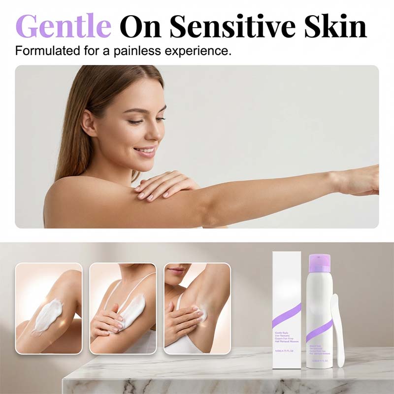 🧴LAST DAY SALE ONLY ￡6.99! 💖Gentle & Painless Hair Removal Cream Duo for Sensitive Skin, Say Goodbye To Unwanted Hair Without Pain👋