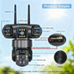 ⏳Free Shipping⏰6K 9MP Outdoor Wi-Fi Security Camera | 10x Zoom, 3 Lenses, 360° PTZ | IP66 Waterproof, Color Night Vision, Two-Way Audio, Motion Tracking