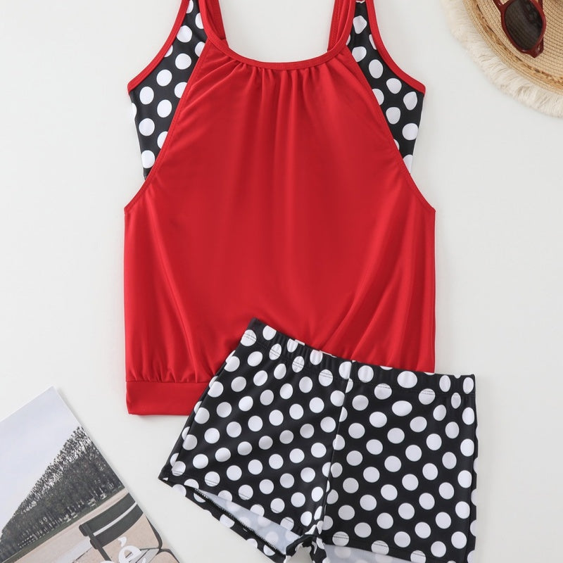 📢📢49% OFF !! ⏰Women's Polka Dot Two Piece Swimsuit