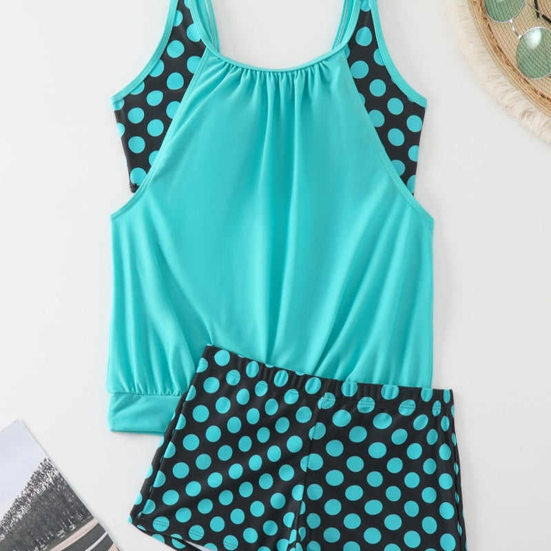 📢📢49% OFF !! ⏰Women's Polka Dot Two Piece Swimsuit
