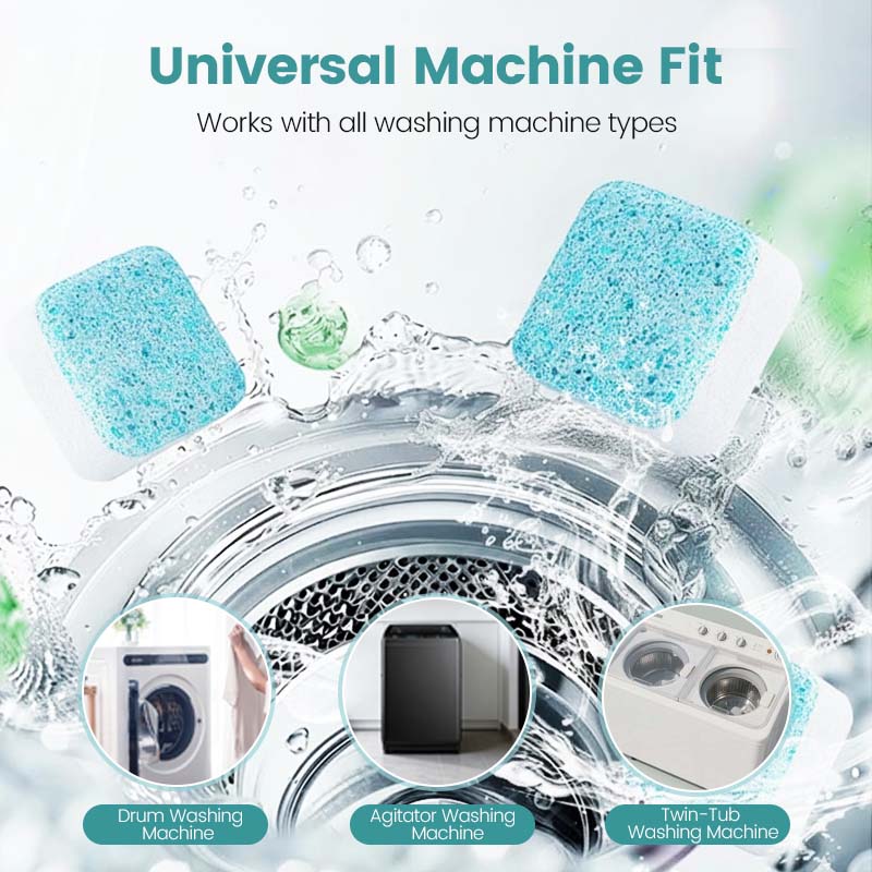 🏆 Last Day Special Price £7.45! 🔥🎁Washing Machine Cleaner – 12 tablets, deep cleans inner tank & pet hair. 🧼