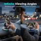⏳LIMITED-TIME 50% OFF! ⏰ RGB Car Phone Mount 📱 Auto-Clamping & Wireless Charging | Safe One-Hand Driving 🚗
