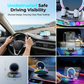 ⏳LIMITED-TIME 50% OFF! ⏰ RGB Car Phone Mount 📱 Auto-Clamping & Wireless Charging | Safe One-Hand Driving 🚗