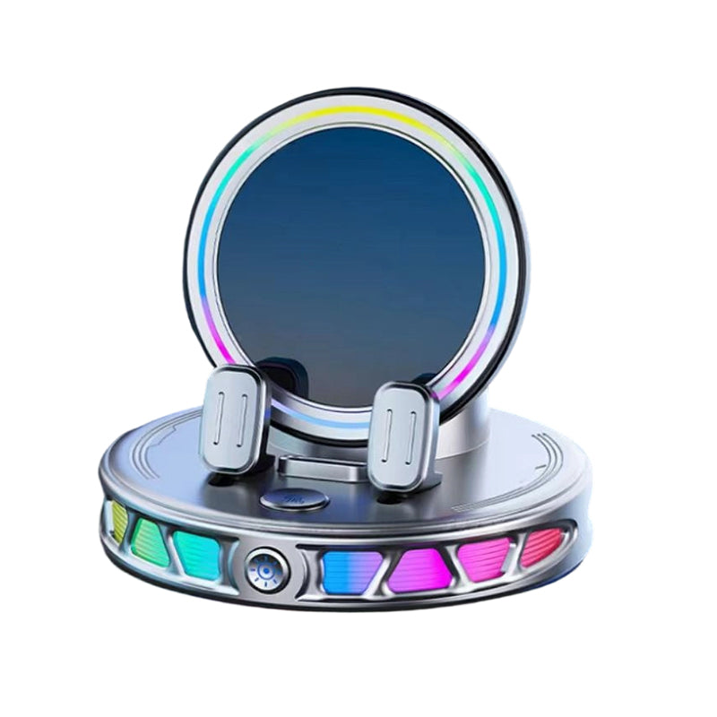 ⏳LIMITED-TIME 50% OFF! ⏰ RGB Car Phone Mount 📱 Auto-Clamping & Wireless Charging | Safe One-Hand Driving 🚗