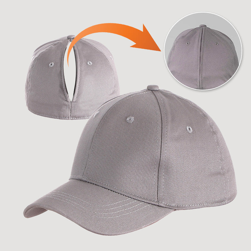 🔥Hot Sale 50% 0FF | Ponytail Baseball Cap with Magnetic Closure