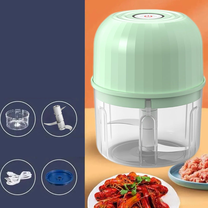🔥Limited Time 47% OFF🔥Wireless Efficient Electric Mini Food Chopper🧑‍🍳– Robust Motor, Smart Design & Stainless Steel Blades⏱️🔪