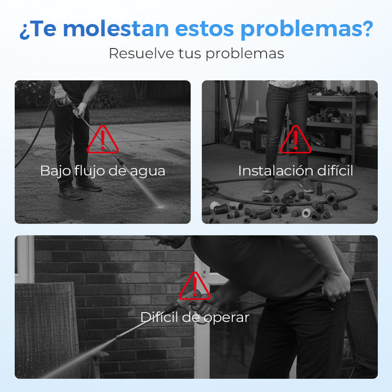 High-Pressure Washer Gun with 5 Nozzles