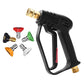 High-Pressure Washer Gun with 5 Nozzles