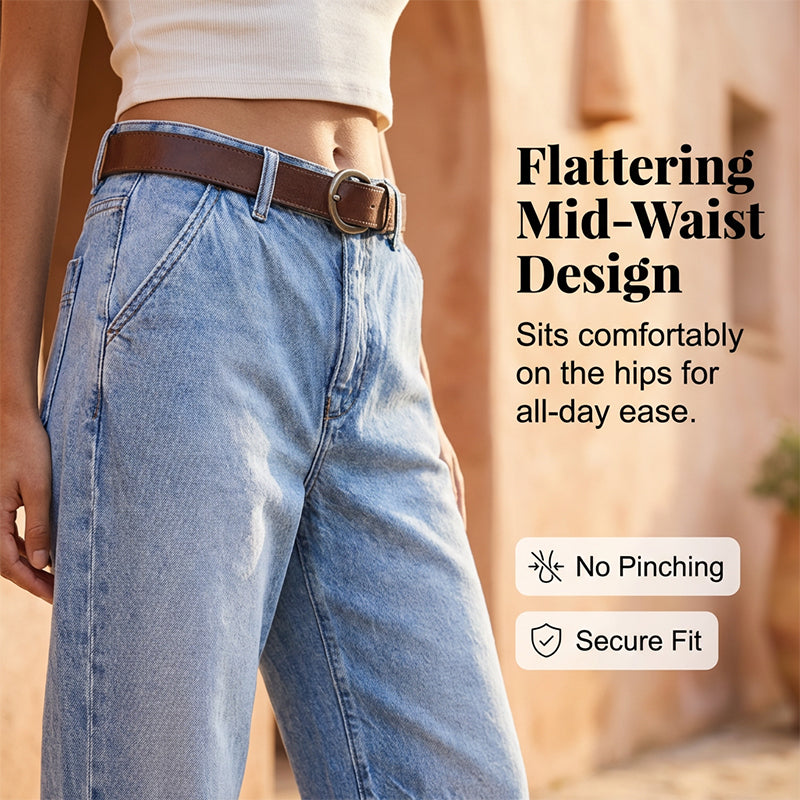 🎁2026 New Arrivals 46% OFF💥  Women's High Waisted Cropped Barrel Jeans  🥳HOT SALE！！🥳