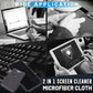 📢📢BUY 1  GET 1 FREE !⏰2-in-1 Screen Cleaner & Microfiber Cloth: Spray & Wipe, No Residue, Portable