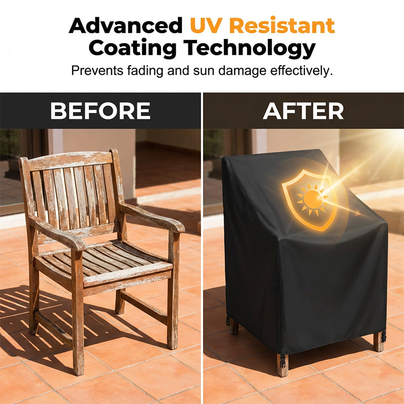 ☀️ 50% OFF!🛡️Outdoor Waterproof Furniture Cover – 210D Oxford fabric, UV‑resistant & windproof. 🪑✨