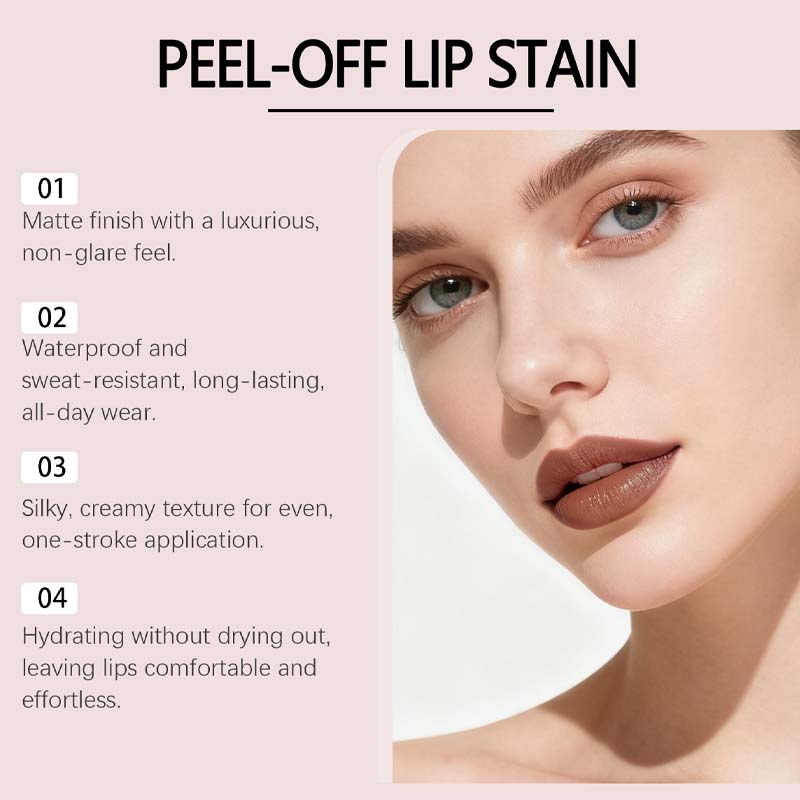 Long-Lasting Waterproof Peel-Off Lip Liner Stain
