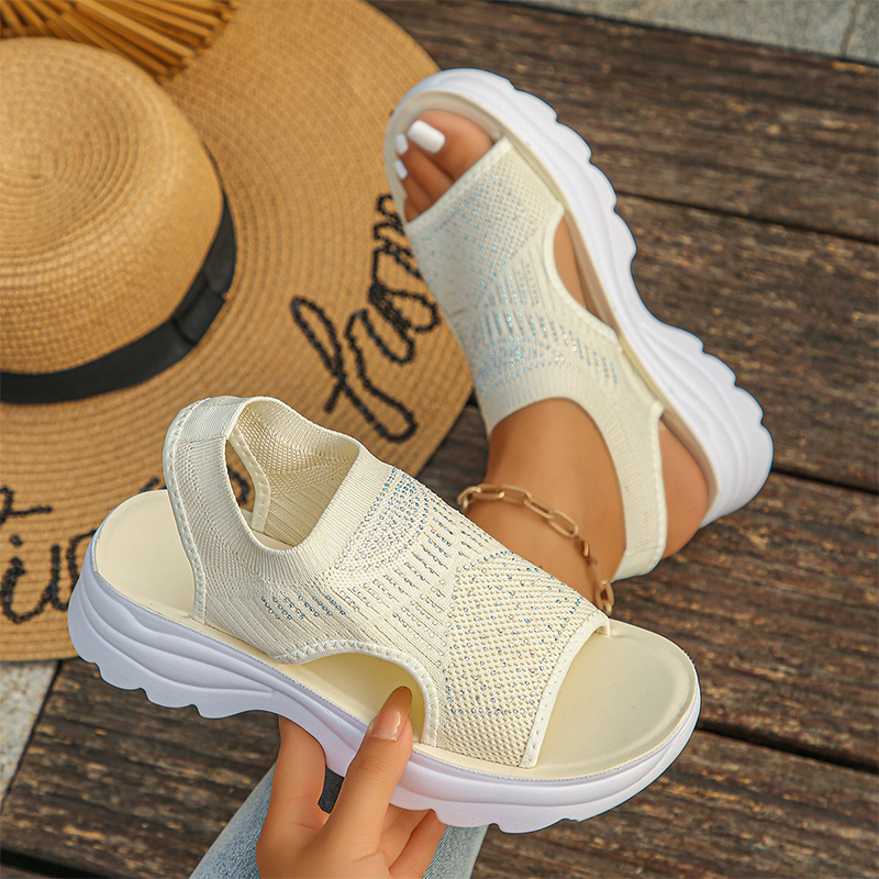 👡🔥 Women's Breathable Mesh Platform Sandals – Lightweight, Breathable, and Comfortable ✨
