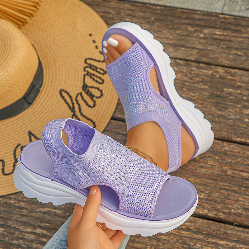 👡🔥 Women's Breathable Mesh Platform Sandals – Lightweight, Breathable, and Comfortable ✨