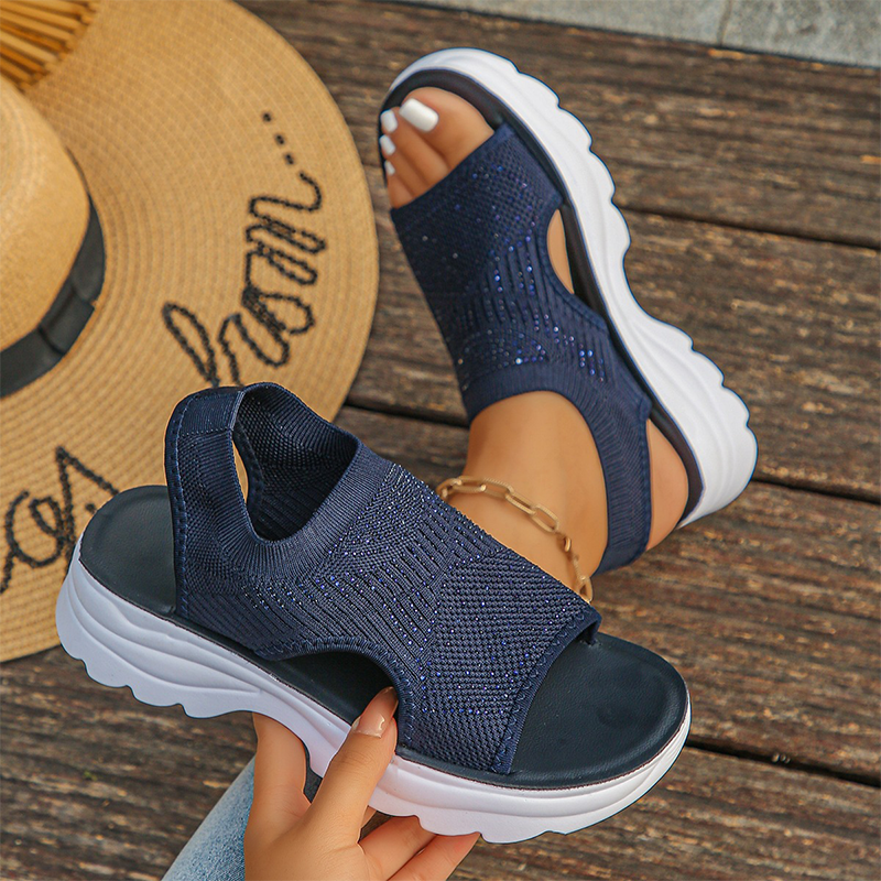 👡🔥 Women's Breathable Mesh Platform Sandals – Lightweight, Breathable, and Comfortable ✨