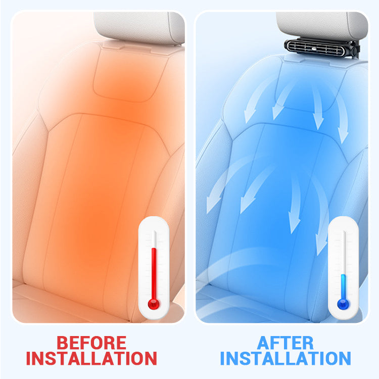 🔥LIMITED SALE 49% OFF!!🌬Car Seat Fan-Fast cooling, relieve driving stuffiness❄