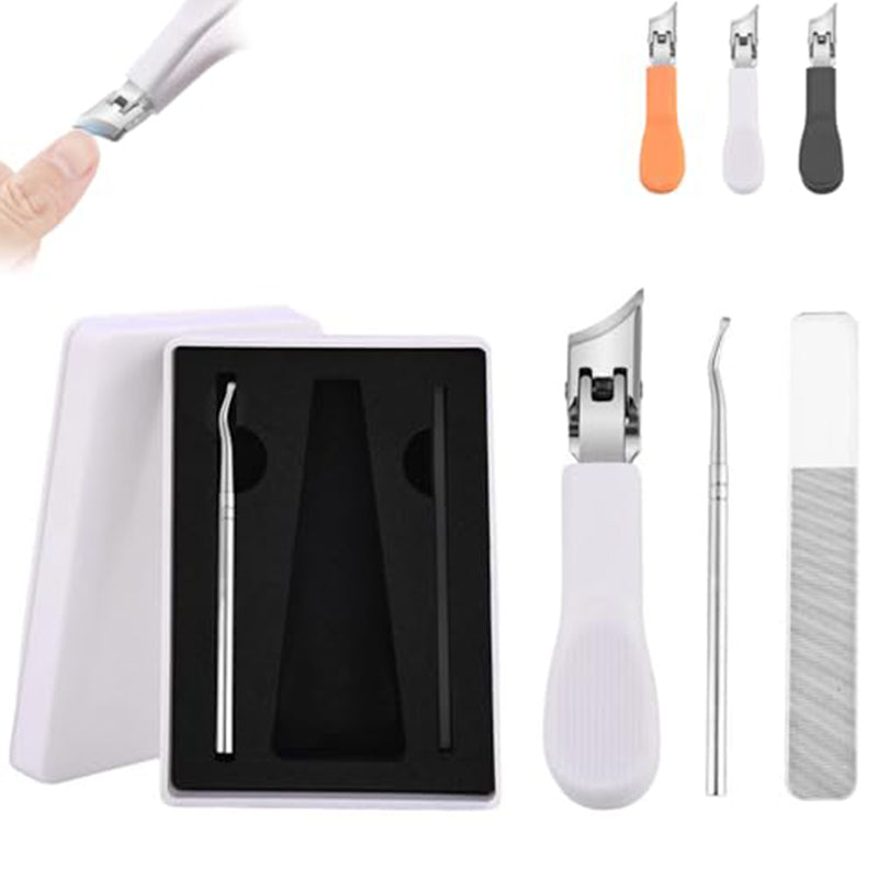 📢📢50% OFF!! ⏰Angled, splash-proof nail clippers with a wide opening