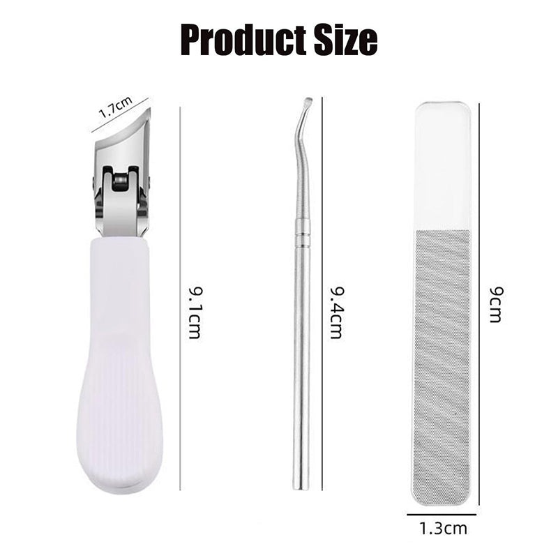 📢📢50% OFF!! ⏰Angled, splash-proof nail clippers with a wide opening