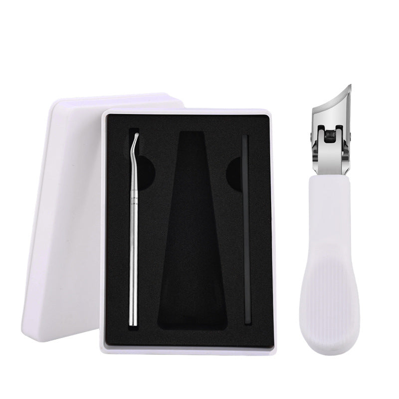 📢📢50% OFF!! ⏰Angled, splash-proof nail clippers with a wide opening