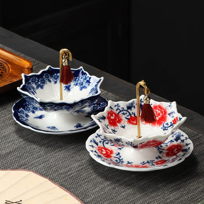 🔥2026 10K+ SOLD! 🎁Umbrella-Shaped Ceramic Tea Strainer Set  A Whimsical Gift For Tea Lovers! 💝🍵