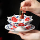 🔥2026 10K+ SOLD! 🎁Umbrella-Shaped Ceramic Tea Strainer Set  A Whimsical Gift For Tea Lovers! 💝🍵