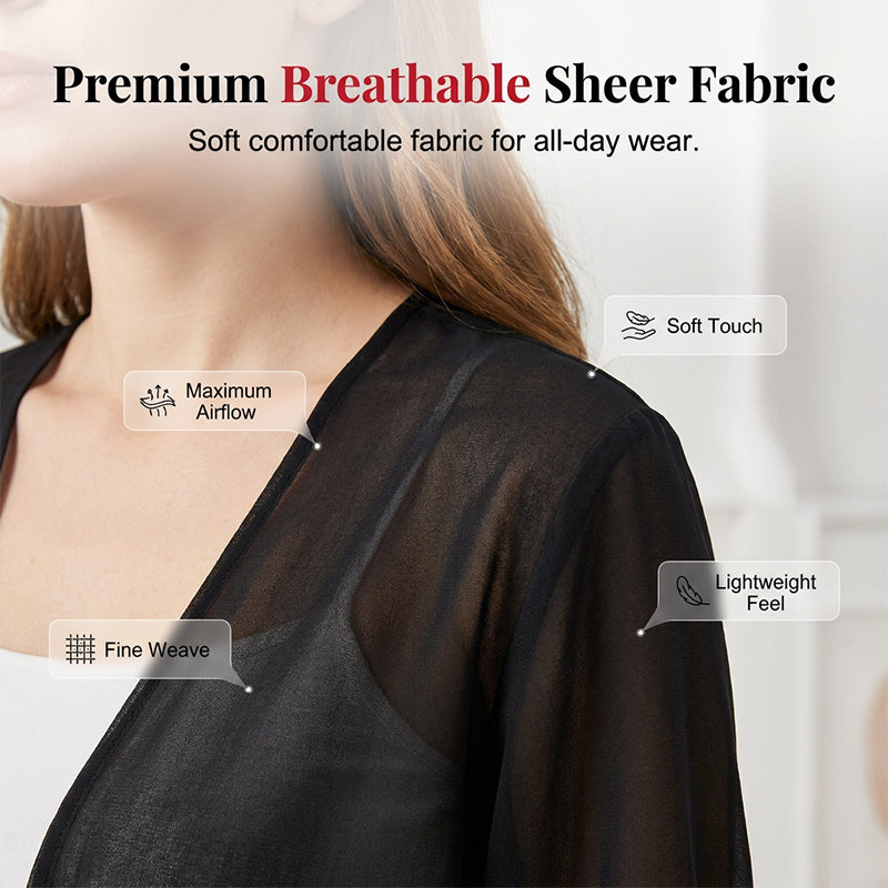 👚 52% OFF NOW! ⏳ Women's Chiffon Tie-Front Top – Summer layering essential – Lightweight, breathable & perfect for beach or brunch 🌸