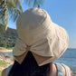 👒 LIMITED-TIME 50% OFF! ✨ Wide Brim Sun Hat with Bow – Full Coverage, Foldable, Breathable 🌞