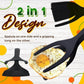 ⏳Time-Limited Special⏰2-in-1 Spatula Clip – Heat-Resistant Silicone & Non-Slip Handle – Kitchen Cooking Essential