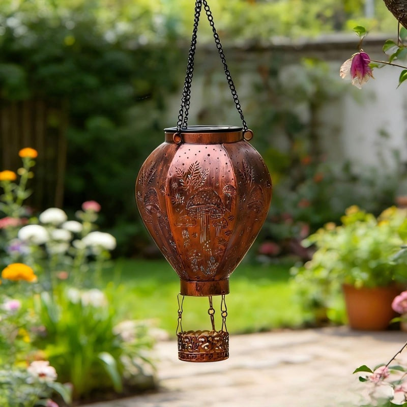 🎈🔆 Solar Hot Air Balloon Lantern – Charges by Day, Glows by Night | Waterproof & Weatherproof ☔✅