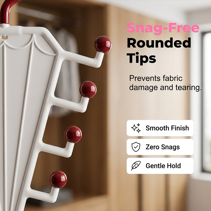 🥳HOT SALE! Multi-Functional V-Shaped Double Sided Hanger Storage Rack🏠✨