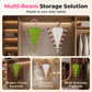 🥳HOT SALE! Multi-Functional V-Shaped Double Sided Hanger Storage Rack🏠✨