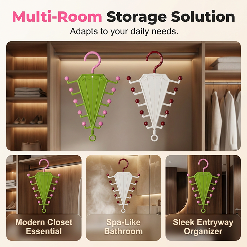 🥳HOT SALE! Multi-Functional V-Shaped Double Sided Hanger Storage Rack🏠✨